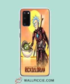 Cool Rick Morty Mandalorian Samsung Galaxy S20 Case