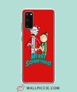 Cool Rick Morty Merry Schwiftmas Samsung Galaxy S20 Case