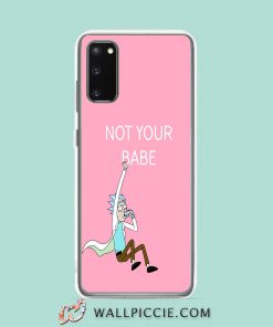 Cool Rick Morty Not Your Babe Samsung Galaxy S20 Case