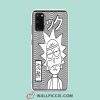 Cool Rick Morty Retro Japanese Samsung Galaxy S20 Case