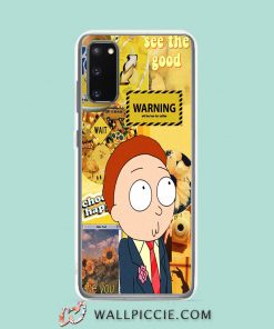 Cool Rick Morty See The Good Yellow Aesthetic Samsung Galaxy S20 Case