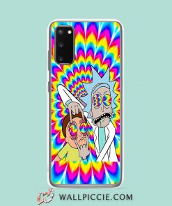 Cool Rick Morty Tie Dye Samsung Galaxy S20 Case