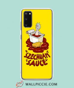 Cool Rick Sanchez Szechuan Sauce Samsung Galaxy S20 Case