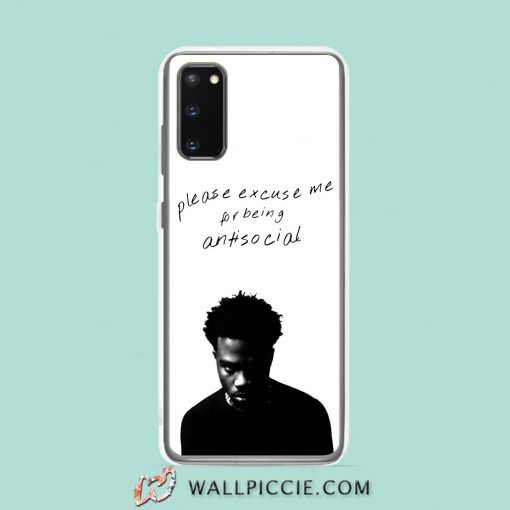 Cool Roddy Ricch Antisocial Samsung Galaxy S20 Case