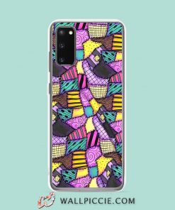 Cool Sally Nightmare Before Christmas Patchwork Samsung Galaxy S20 Case