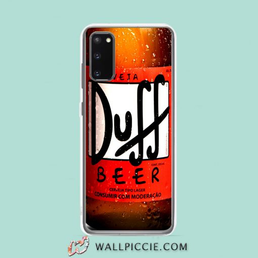 Cool Simpson Duff Beer Bottle Samsung Galaxy S20 Case