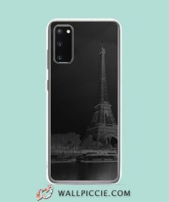 Cool Sky Dar Black Eiffel Tower Paris City Samsung Galaxy S20 Case