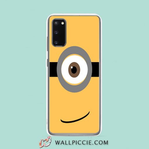 Cool Smile Face Cute Minion Samsung Galaxy S20 Case