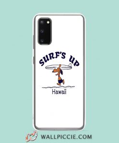 Cool Snoopy Surfs Up Hawaii Samsung Galaxy S20 Case