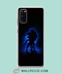 Cool Sonic The Hedgehog Blue Siluet Samsung Galaxy S20 Case