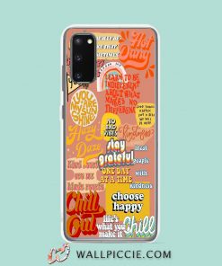 Cool Stay Grateful Inspirational Quote Samsung Galaxy S20 Case