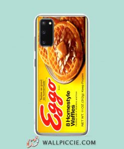 Cool Stranger Things Eggo Waffle Samsung Galaxy S20 Case