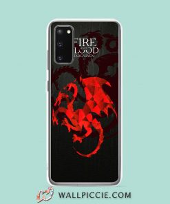 Cool Targaryen Fire And Blood Samsung Galaxy S20 Case