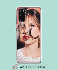 Cool Taylor Swift Floral Aesthetic Samsung Galaxy S20 Case
