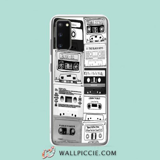 Cool Teenage Dirtbag Cassette Tape Collage Samsung Galaxy S20 Case