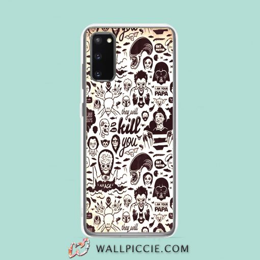 Cool They Will Kill You Horror Movie Character Samsung Galaxy S20 Case