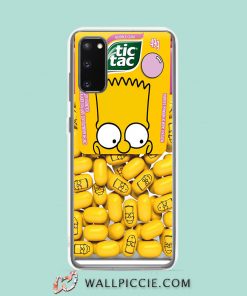Cool Tic Tac Bart Simpson Samsung Galaxy S20 Case