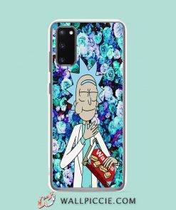 Cool Tiny Rick Morty Floral Samsung Galaxy S20 Case