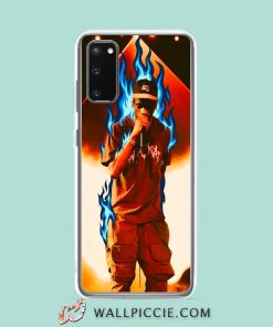 Cool Travis Scott In Flame Samsung Galaxy S20 Case