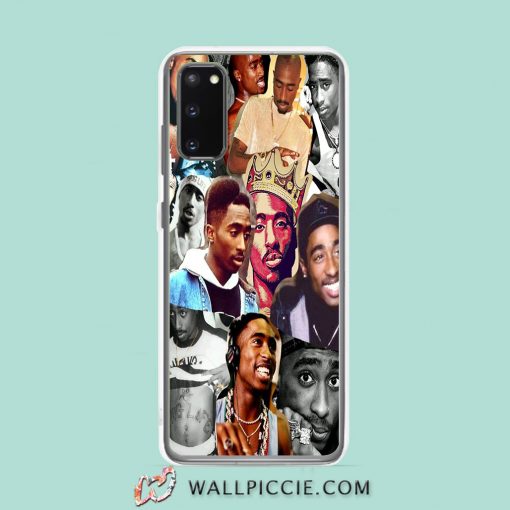 Cool Tupac Shakur Photoshot Collage Samsung Galaxy S20 Case