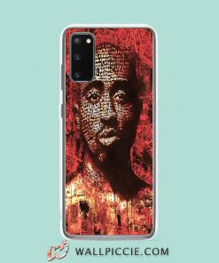 Cool Tupac Shakur Typhography Art Samsung Galaxy S20 Case