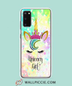 Cool Unicorn Girl Samsung Galaxy S20 Case