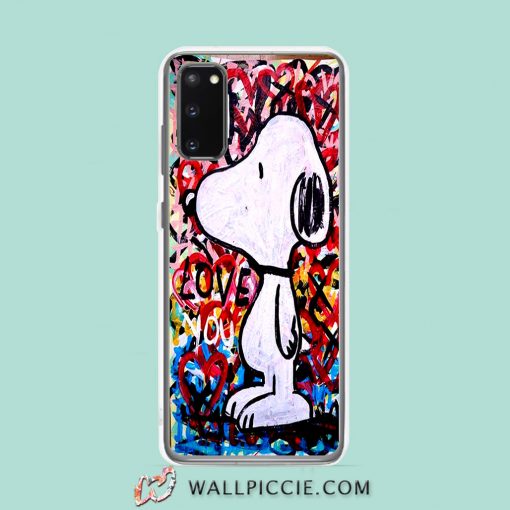Cool Urban Snoopy Paint Samsung Galaxy S20 Case