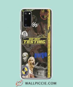 Cool Vintage Asap Rocky Testing Cover Samsung Galaxy S20 Case