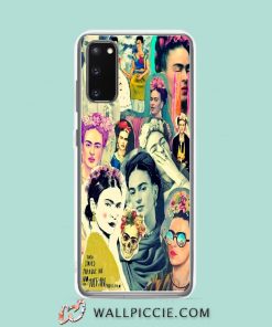 Cool Vintage Frida Kahlo Collage Samsung Galaxy S20 Case