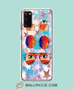 Cool Vintage Glasses Collage Samsung Galaxy S20 Case