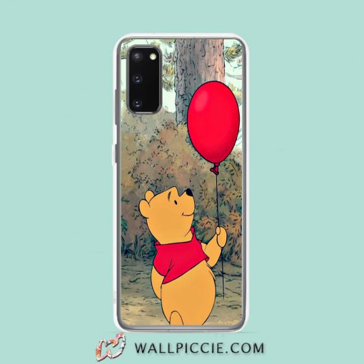 Cool Winnie The Pooh And Baloon Samsung Galaxy S20 Case