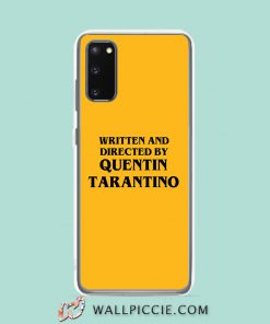 Cool Written Directed By Quentin Tarantino Samsung Galaxy S20 Case