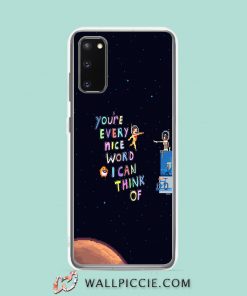 Cool Youre Every Nice Word Aesthetic Quote Samsung Galaxy S20 Case
