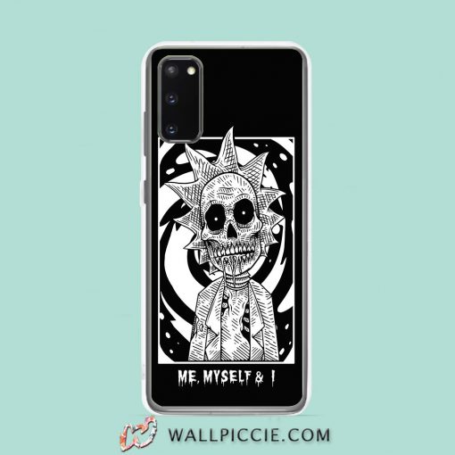 Cool Zombie Rick Morty Me Myself And I Samsung Galaxy S20 Case